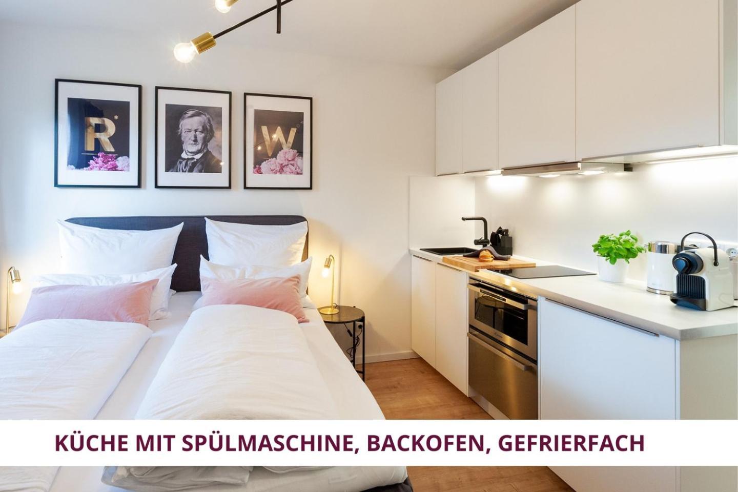 Apartment Wahnfried No3 - Citynah Wohnen Mit Kueche Und Duschbad, Parkplatz, 300M Zur Fussgaengerzone Байройт Екстериор снимка